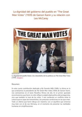  The Great Man Votes! - Un Vistazo a la Política Prebélica con un Tono Inolvidable y Cátcharstico